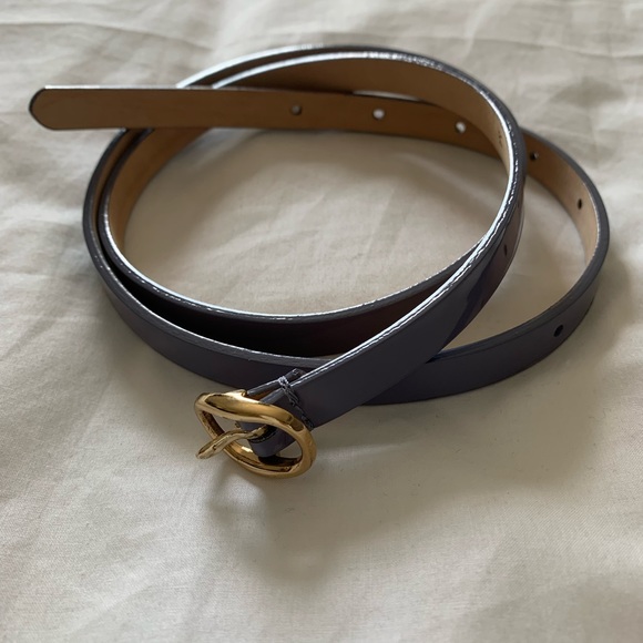 J. Crew Accessories - EUC! J.Crew Patent Leather Belt